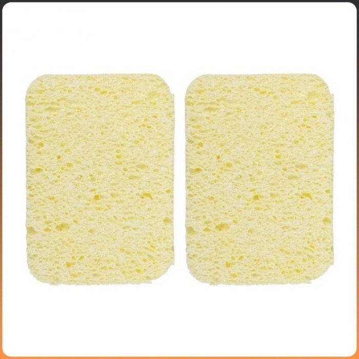10pcs. Natural High-density Wood Pulp Dishcloth. Cleaning Sponge. Scouring Pad For Household Cleaning. Dishwashing Sponge. Premium Kitchen Sponge. Durable Non-scratch Sponge Wipe. Super Absorbent. Cleaning Supplies. Cleaning Tool
